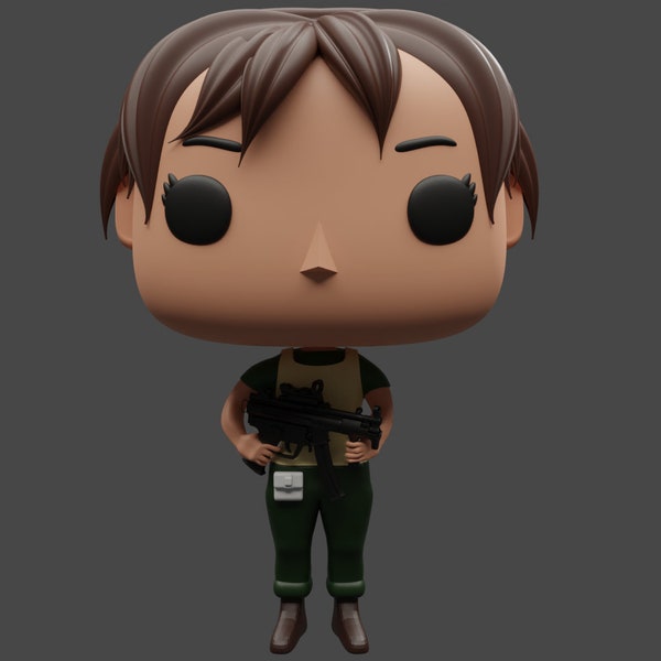 Custom Funko pop Resident evil  Rebecca