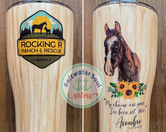 Asombro’s Rocking R Ranch and Rescue Tumbler