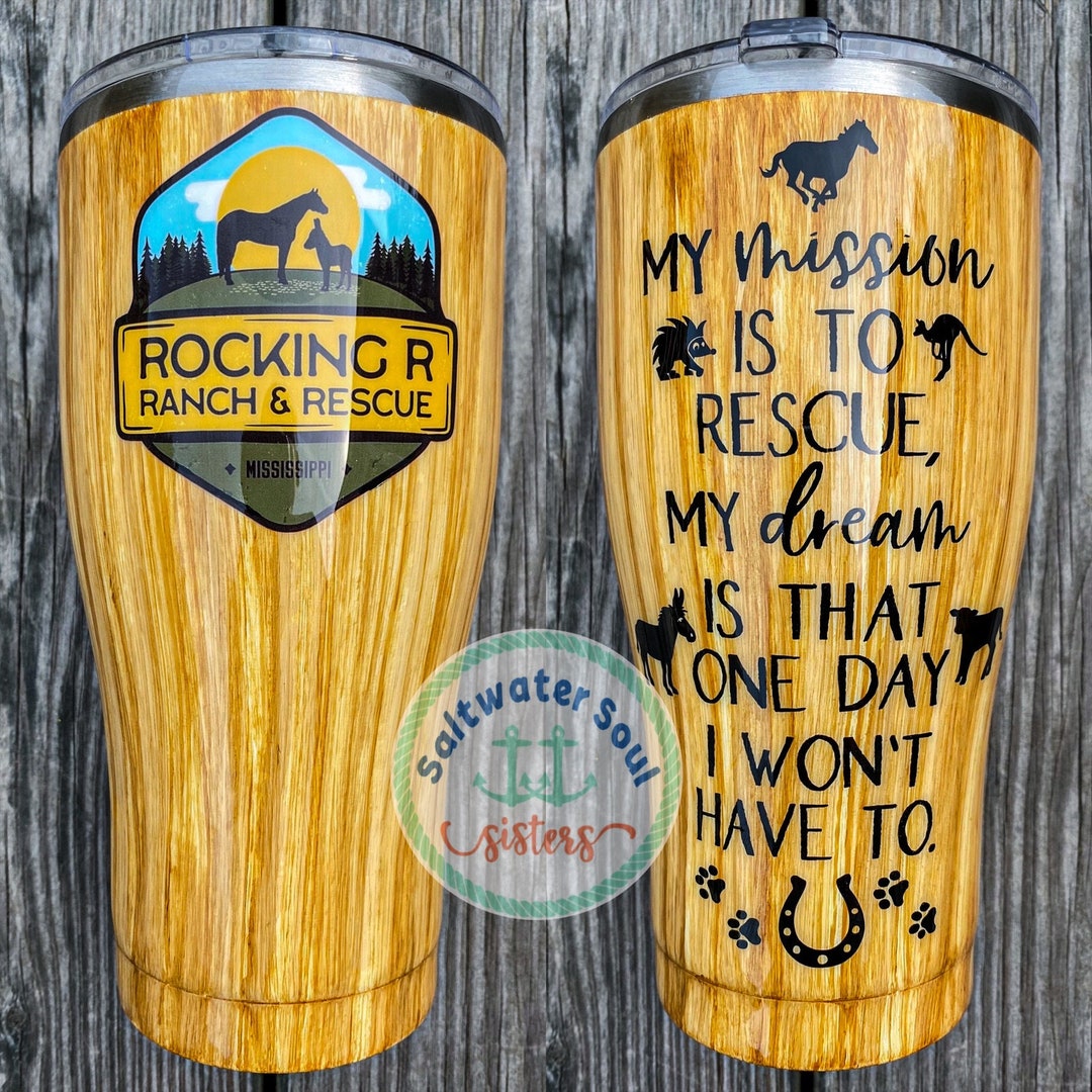Rocking R Ranch Badge Rocking R Ranch and Rescue Tumbler - Etsy Österreich