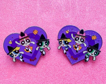 Powerpuff Girls 1 Inch Pin Set - Etsy