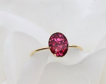 14/20K Gold Filled 6x8mm Oval Cremation Ring, 1mm Dainty Band Width, Pet Memorial Jewelry, Custom Pet Cremation, Ash Urn, Bereavement Ring