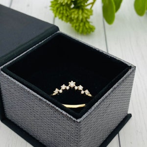 Cremation Ring With Ashes, Moissanite Cluster Ring, Memorial Jewelry With Cremains, Solid Gold, Rose Gold, Sterling Silver, Pet Ash Ring image 6