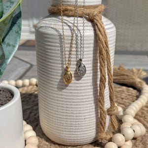 Forget-Me-Not Flower Urn Necklace, Dainty Pendant For Ashes, Gold Locket For Cremains, Silver Memorial Jewelry, Pet Loss, Loved One's Ashes image 14