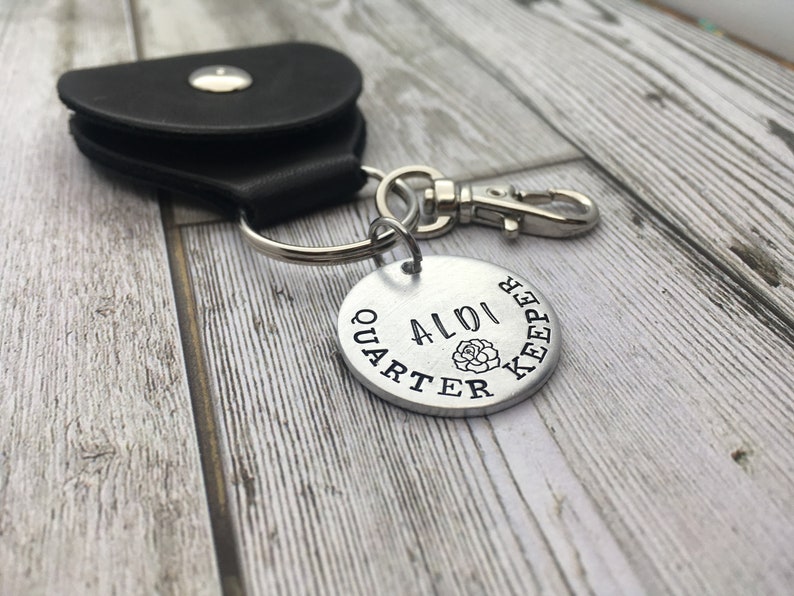 Aldi Quarter Keeper Pouch Leather Quarter Holder Aldi Cart Etsy