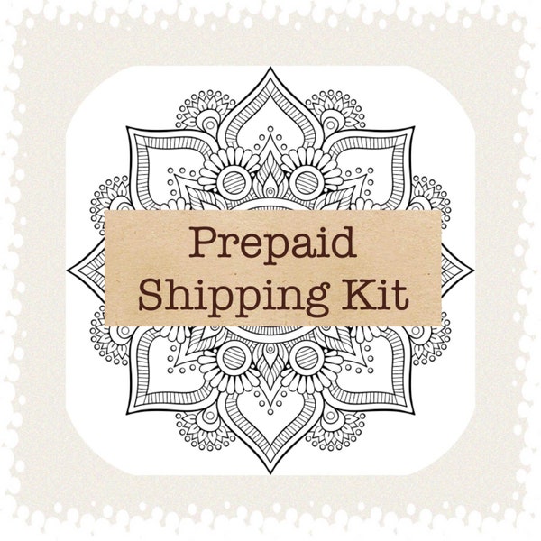 Prepaid Shipping Kit (please place a separate order for this kit)