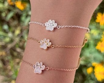 Paw Print Pet Cremation Bracelet: Sterling Silver Animal Ashes Jewelry