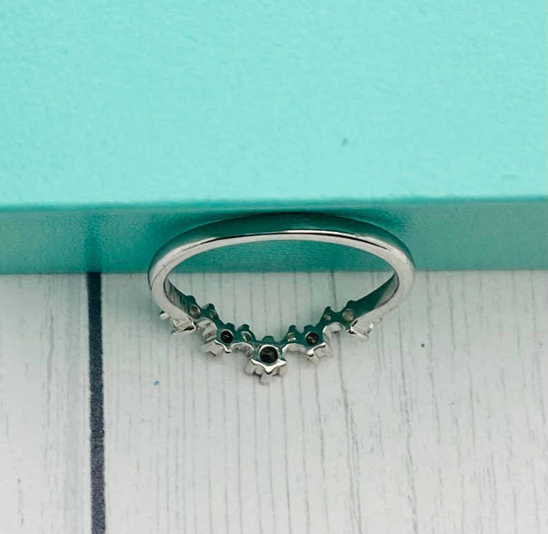 Cremation Ring With Ashes, Moissanite Cluster Ring, Memorial Jewelry With Cremains, Solid Gold, Rose Gold, Sterling Silver, Pet Ash Ring image 4