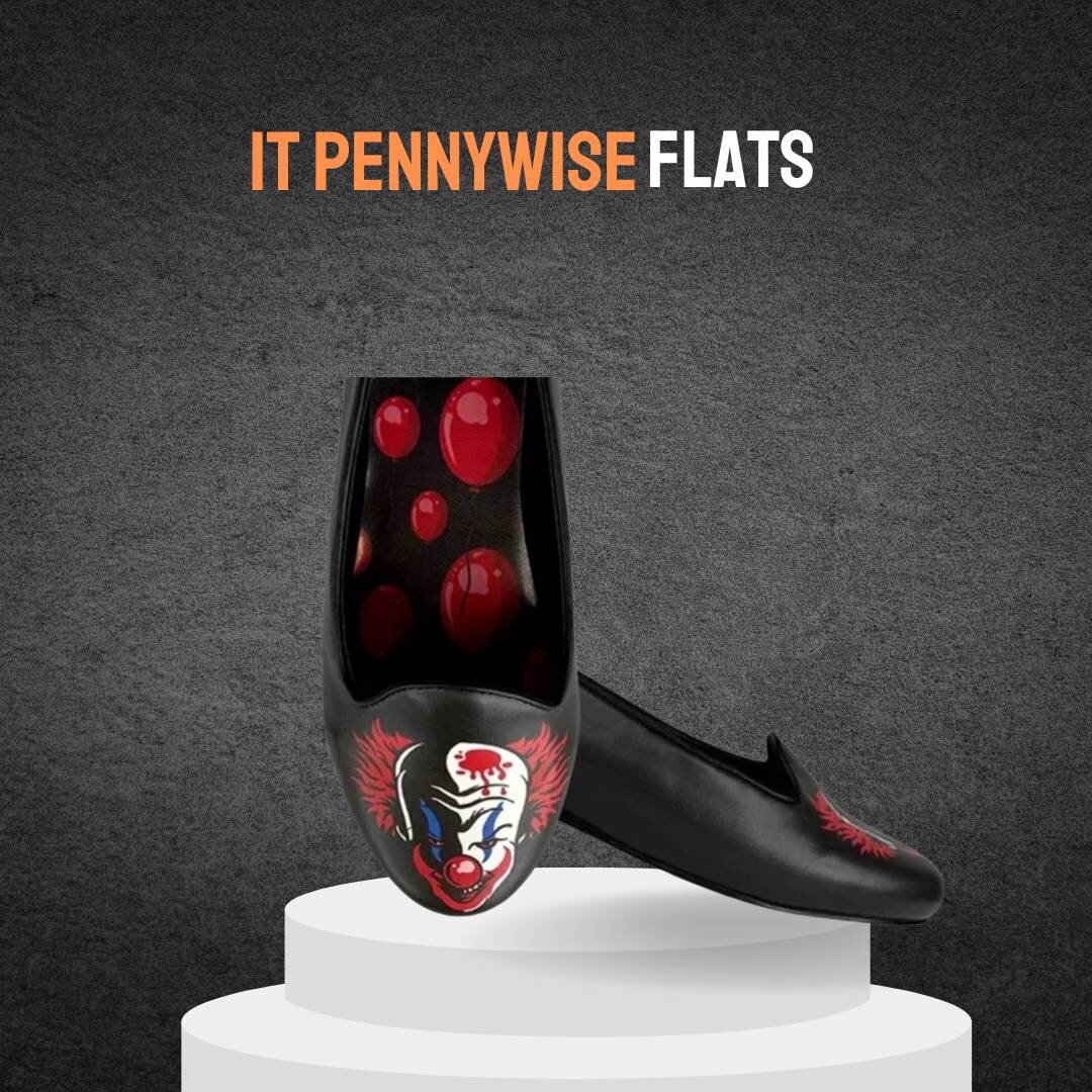 Pennywise IT Clown Flats Etsy