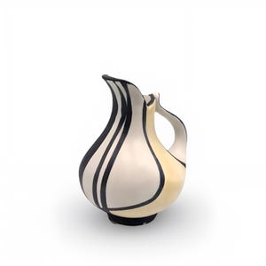 Vintage vas från mitten av århundradet, Bay Ceramics | Florence Decor | Modell 283-12 | Västtyskland 1955 | Tysk keramik | Retrostil, modern keramik