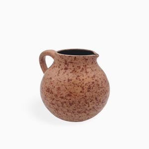 Studiokeramik Krug 16 cm signiert Vintage German Pottery Handmade Mid Century Keramik Unikat Studio Pottery Signed Dekorativ Vase Fat Lava