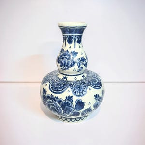 Original Delft Blue Vase RAM Holland Signed Vintage