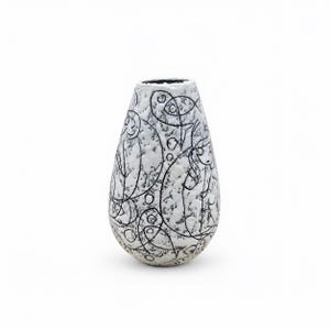 Ruscha Keramik Vase 1960 · Decor Adele Bolz · German Studio Pottery · Mid Century Modern · Rare Artist Decor · West Germany Art Ceramic