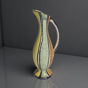 Bay Ceramic Vase Jug 526-17 1950s Mid Century West German Pottery Vintage Design Classic Studio Ceramic 17 cm Rare Shape