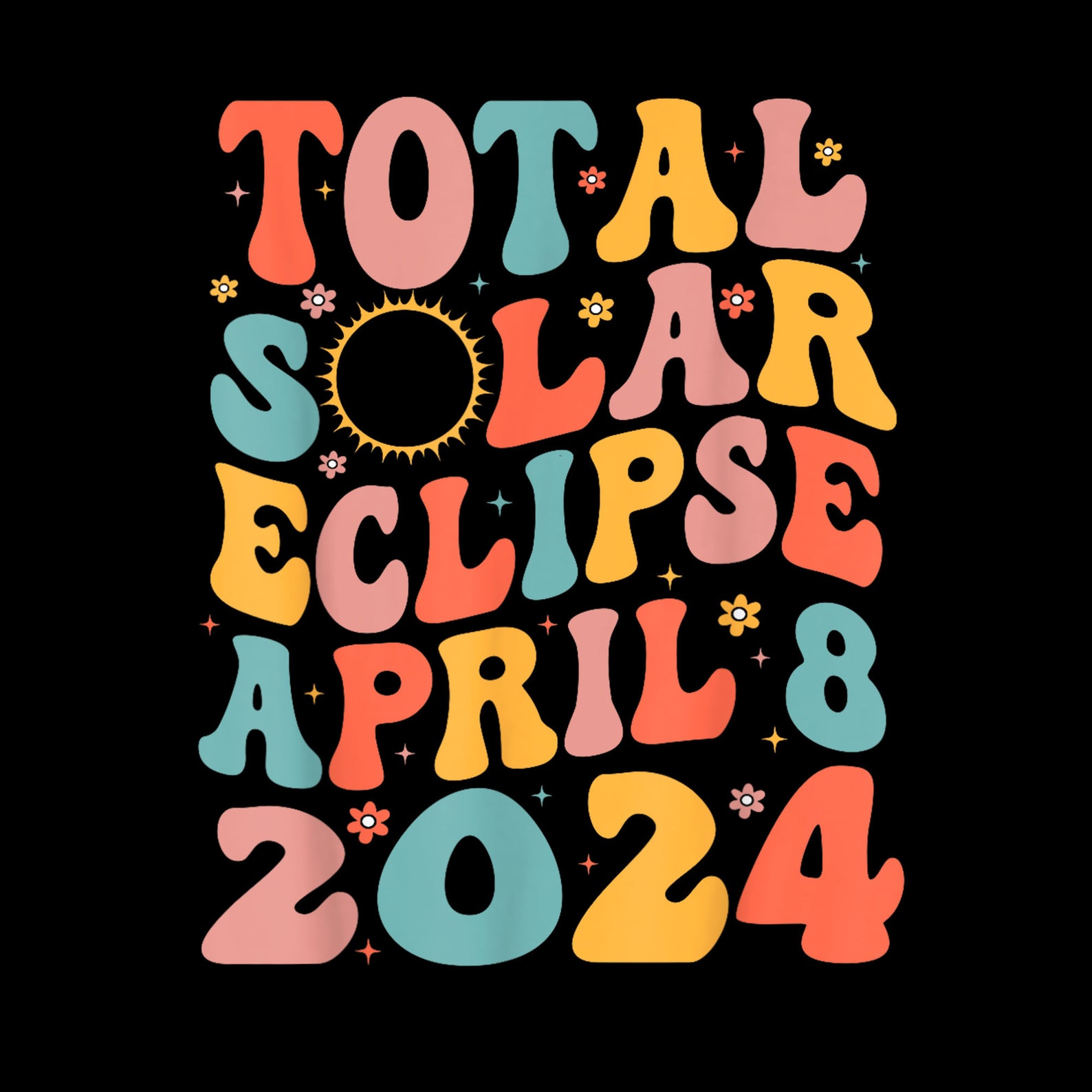 Solar Eclipse Png, 2024 Total Solar Eclipse April 8th 2024 Png Digital