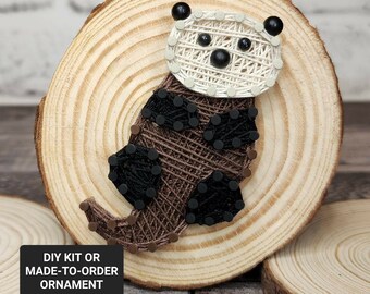 DIY Kit or MTO Otter String Art Ornament
