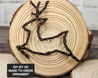 DIY Kit or MTO Reindeer String Art Ornament