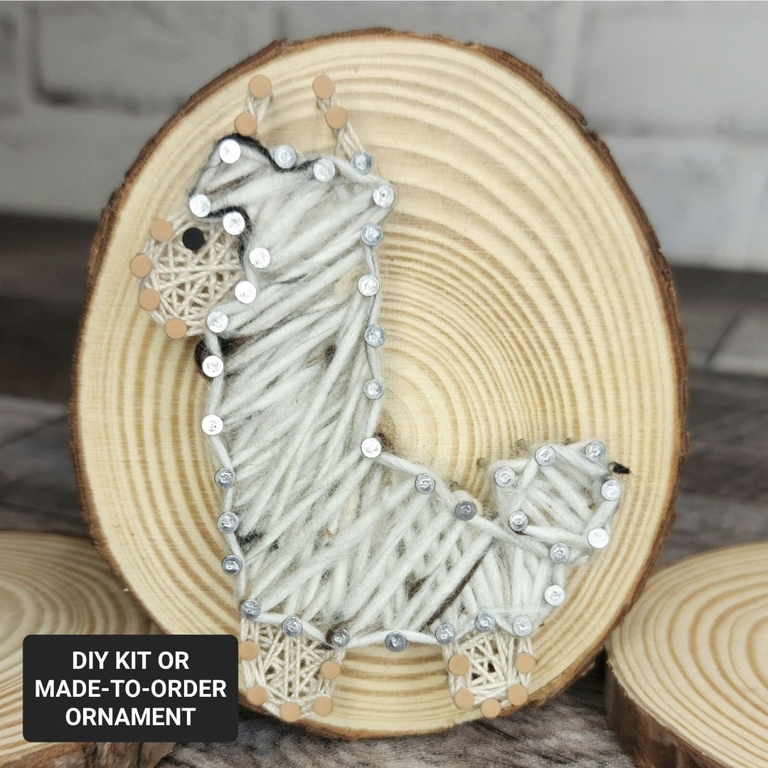 DIY Kit or MTO Llama Alpaca String Art Ornament - Etsy