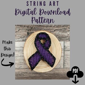 Ribbon String Art Pattern Download