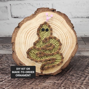 DIY Kit or MTO Snake String Art Ornament