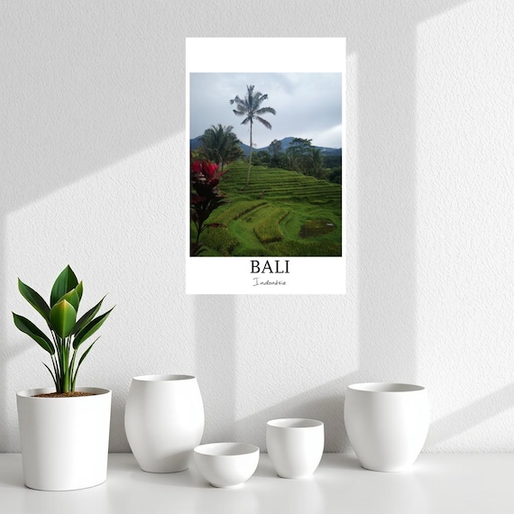 2025 Poster, Colorful Wall Art, Elsewhere Landscape, BALI