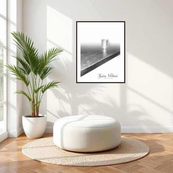 2025 Designer Poster, Black and White Wall Art, The Beautiful Preserve