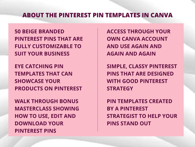 50 Pinterest Pin Templates in Canva BEIGE/NEUTRAL Colors Canva Templates For Pinterest Editable Templates Pinterest Templates Canva image 10