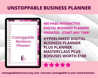Digital Planner for Small Business, Hyperlinked Digital Planner, Small Business Digital Planner For Goodnotes, Digital Planner For Ipad