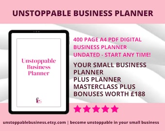 Planner Digital, Small Business Planner, Digital Planner For Small Business, 2024 Small Business Planner