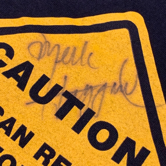 Vintage 1990s Merle Haggard Autographed t-shirt si