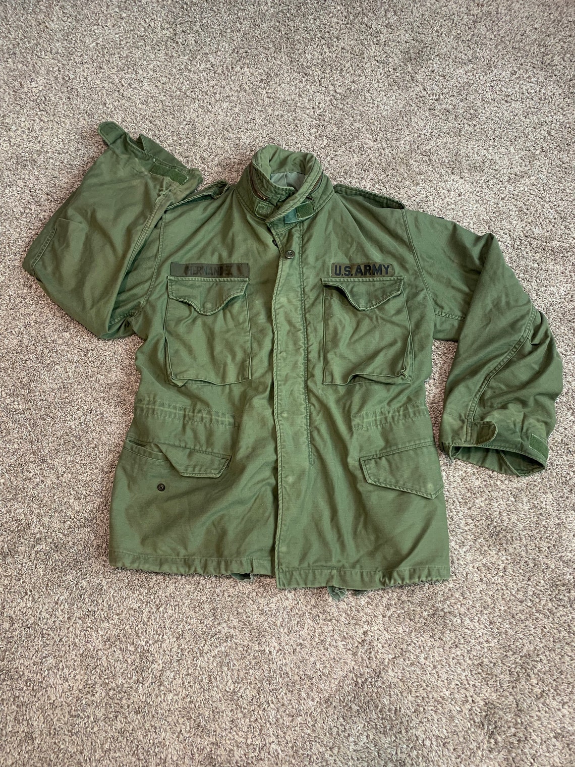 Vintage M65 Field Jacket size S Small Vtg 60s 1960s OG Olive | Etsy