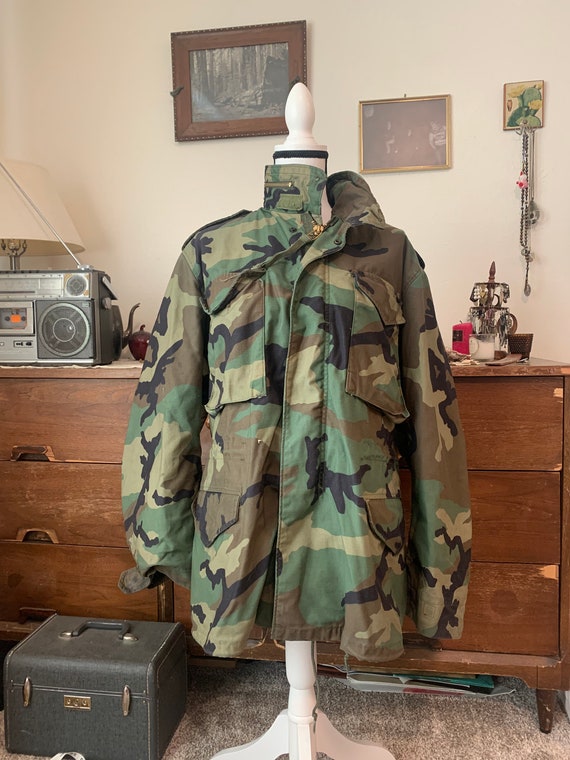 Vintage M65 Field Jacket Size M Medium Vtg 70s 1970s - Etsy 激安価格の通販 U.S.Army M-65 70's Pants Field ワークパンツ/カーゴパンツ