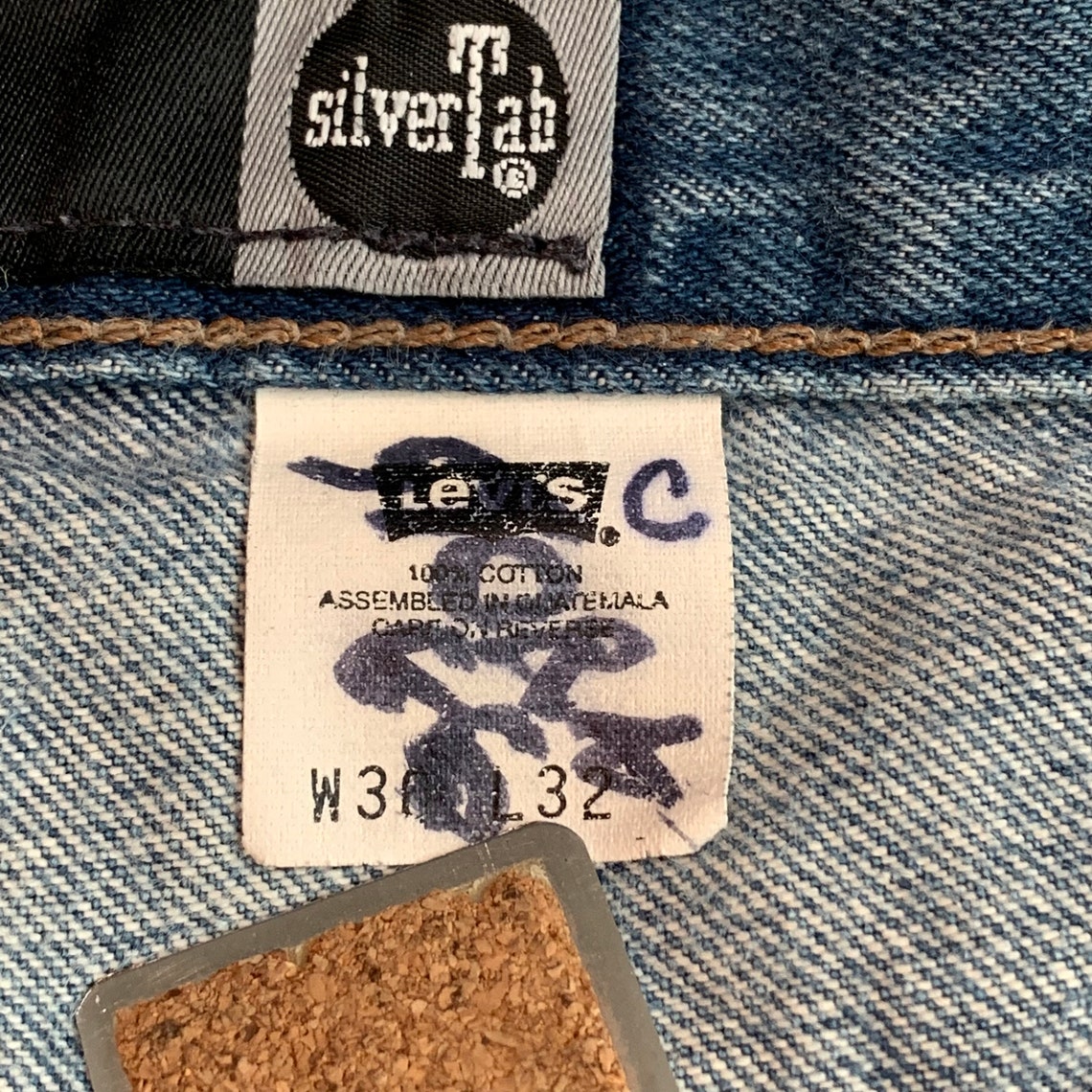 Vintage 90s Y2K Levis Silvertab Jeans 32 32 33 33 Waist Vtg | Etsy