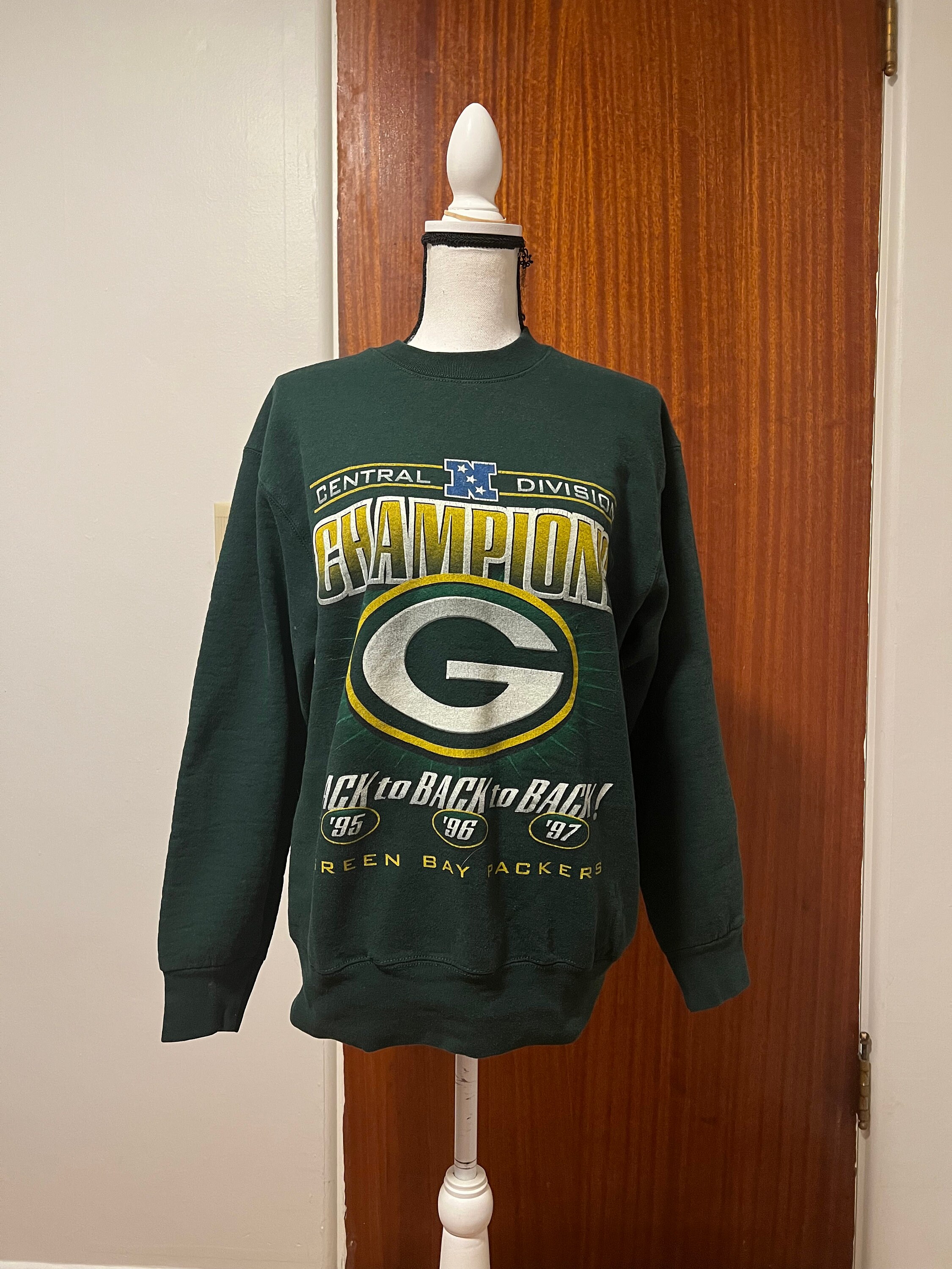 Vintage NFL Green Bay Packers Spellout Sweater Gold (XL) – Chop