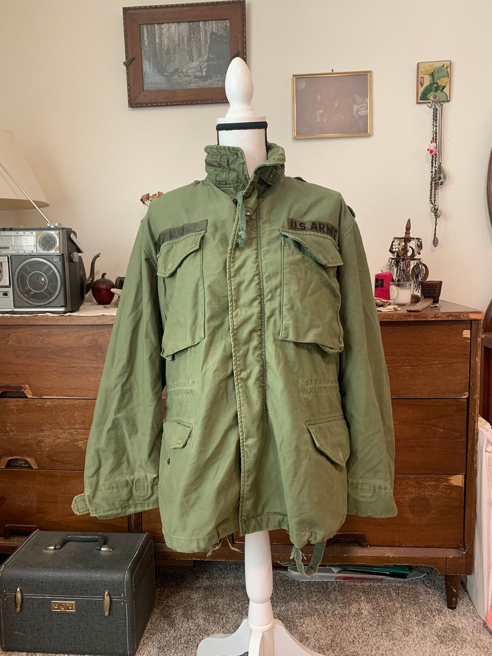 Vintage M65 Field Jacket size S Small Vtg 60s 1960s OG Olive Etsy