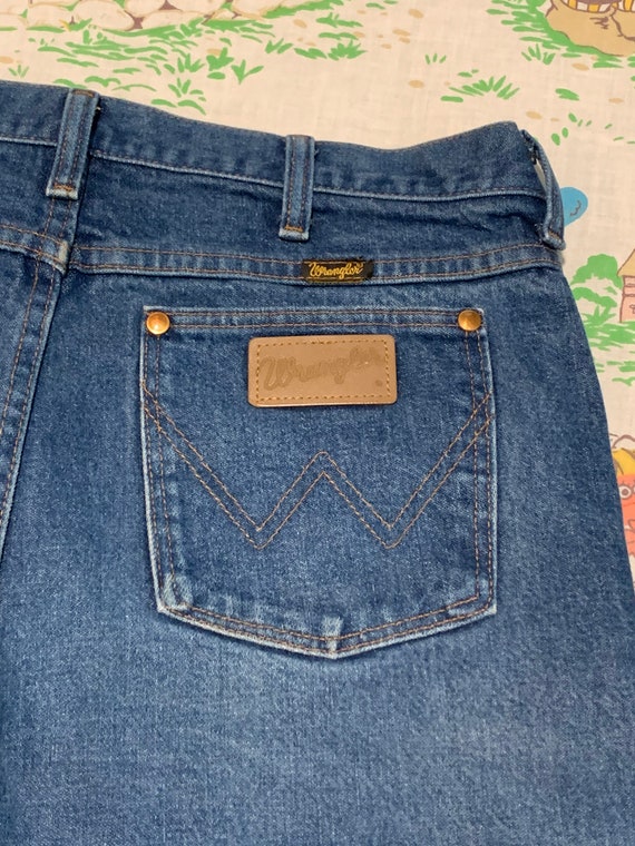 Vintage 80s Wrangler Blue Jeans 36 36 