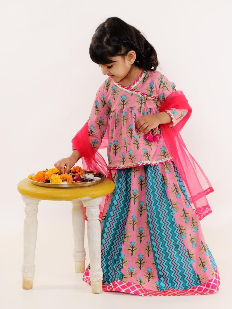 India Designer Baby Girl Kids Ethnic Wear ParyWear / Diwali Etsy