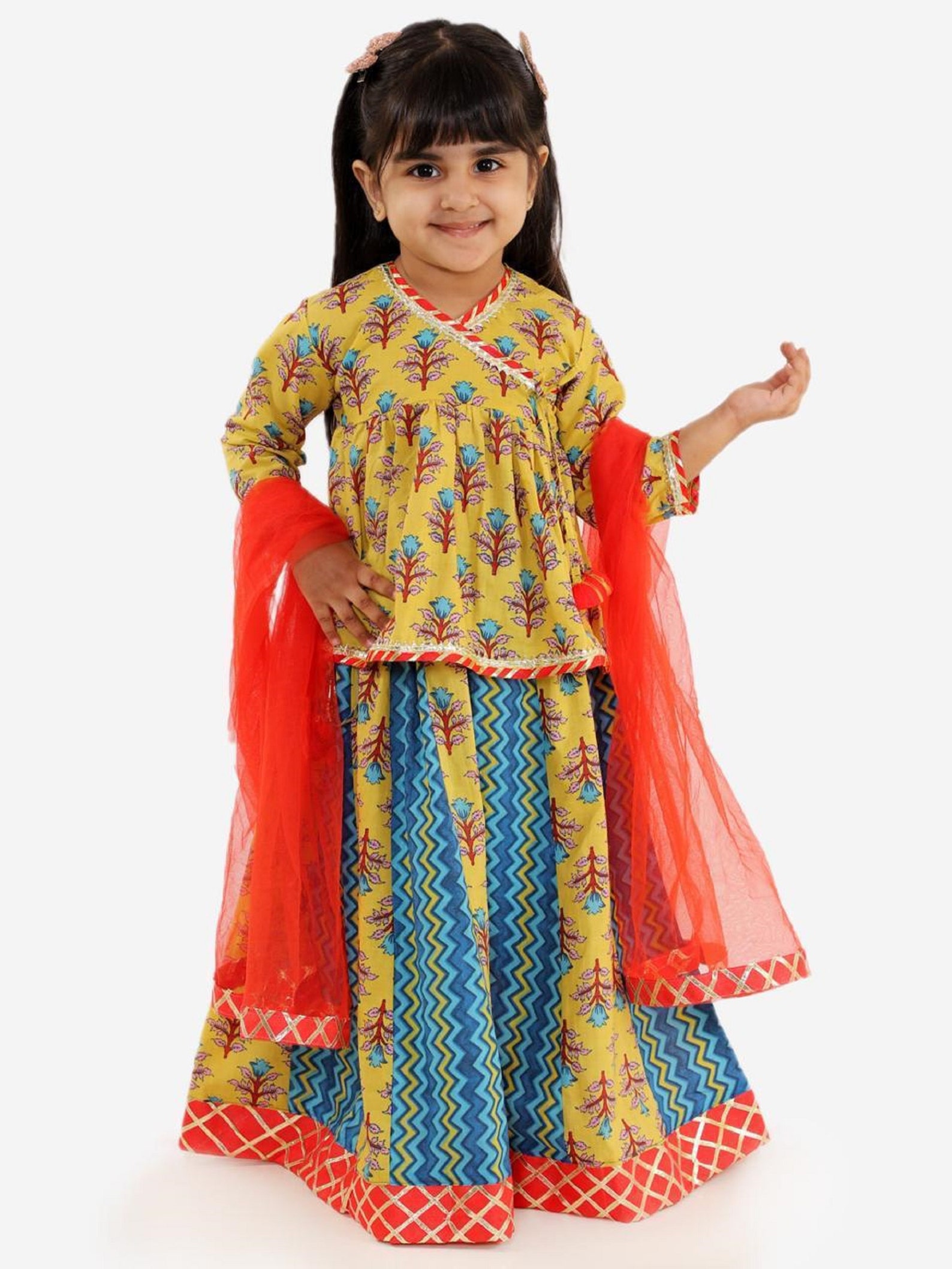 India Designer Baby Girl Kids Ethnic Wear ParyWear / Diwali | Etsy