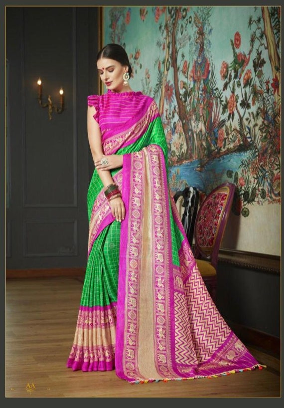 party wear indian saree