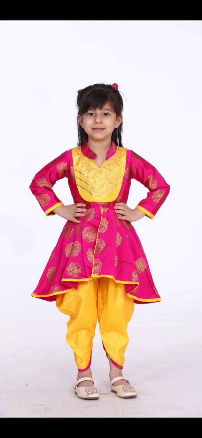 Designer printedNew Born Baby Multicolored Summer dress for baby Indian Look Baby Girl Top with Peplum patiyala Dress,Kids Wear