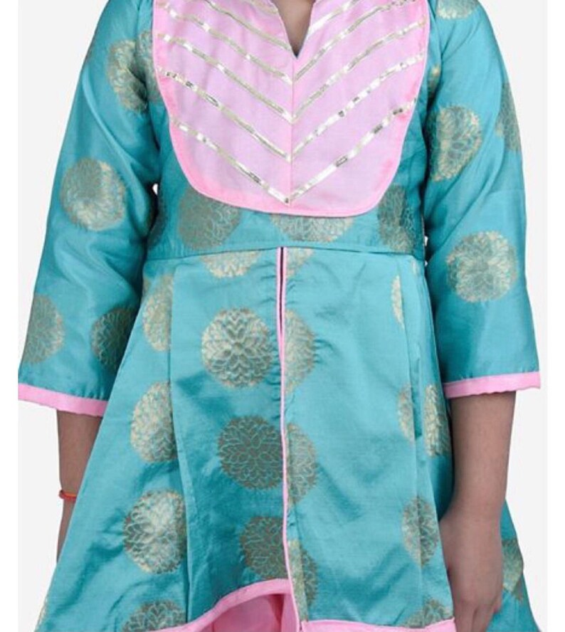 Designer printedNew Born Baby Multicolored Summer dress for baby Indian Look Baby Girl Top with Peplum patiyala Dress,Kids Wear