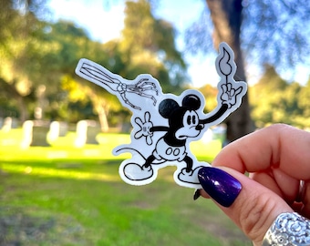 Scared Mouse Sticker