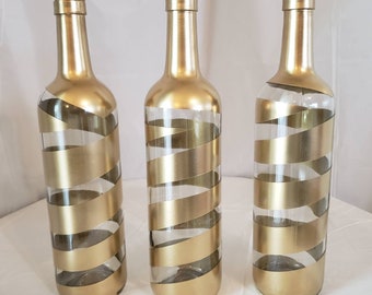 Wine Bottle Centerpiecewedding Centerpiece Rustic Wedding Etsy