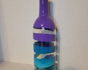 Decorative Wine Bottle Set, Wedding CenterpieceSet, Party Decoration, Home Decor, Up-cycle Decor, Free Shipping,