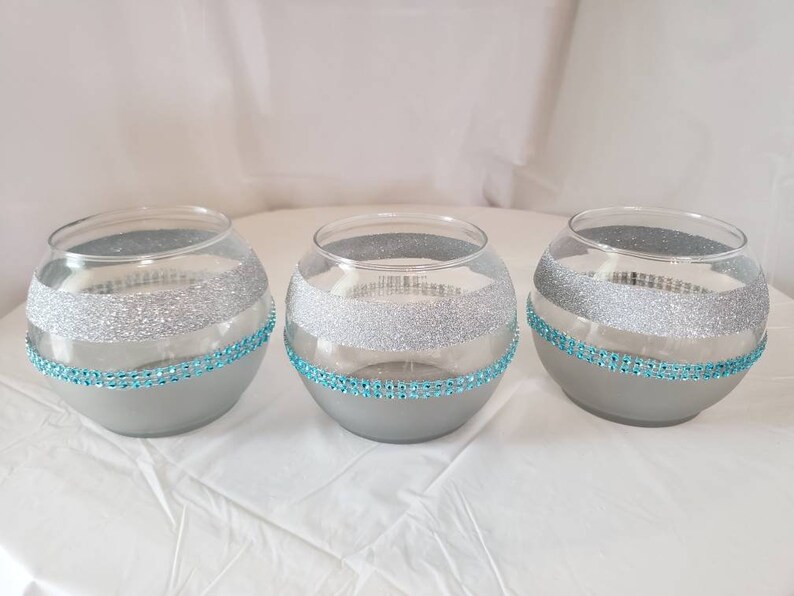 Fish Bowl Centerpiece Set Wedding Decorations Candle Set Vase Floral Arrangement Holiday Home Decor Party Decorations Gift For Her