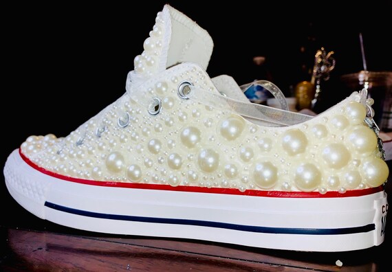 bedazzled converse shoes