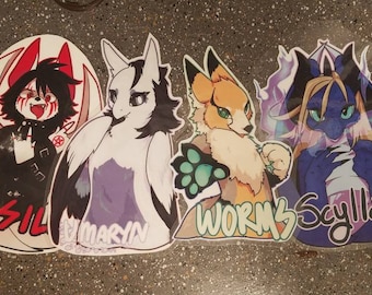 Furry badge | Etsy