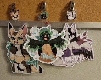 Furry badge | Etsy