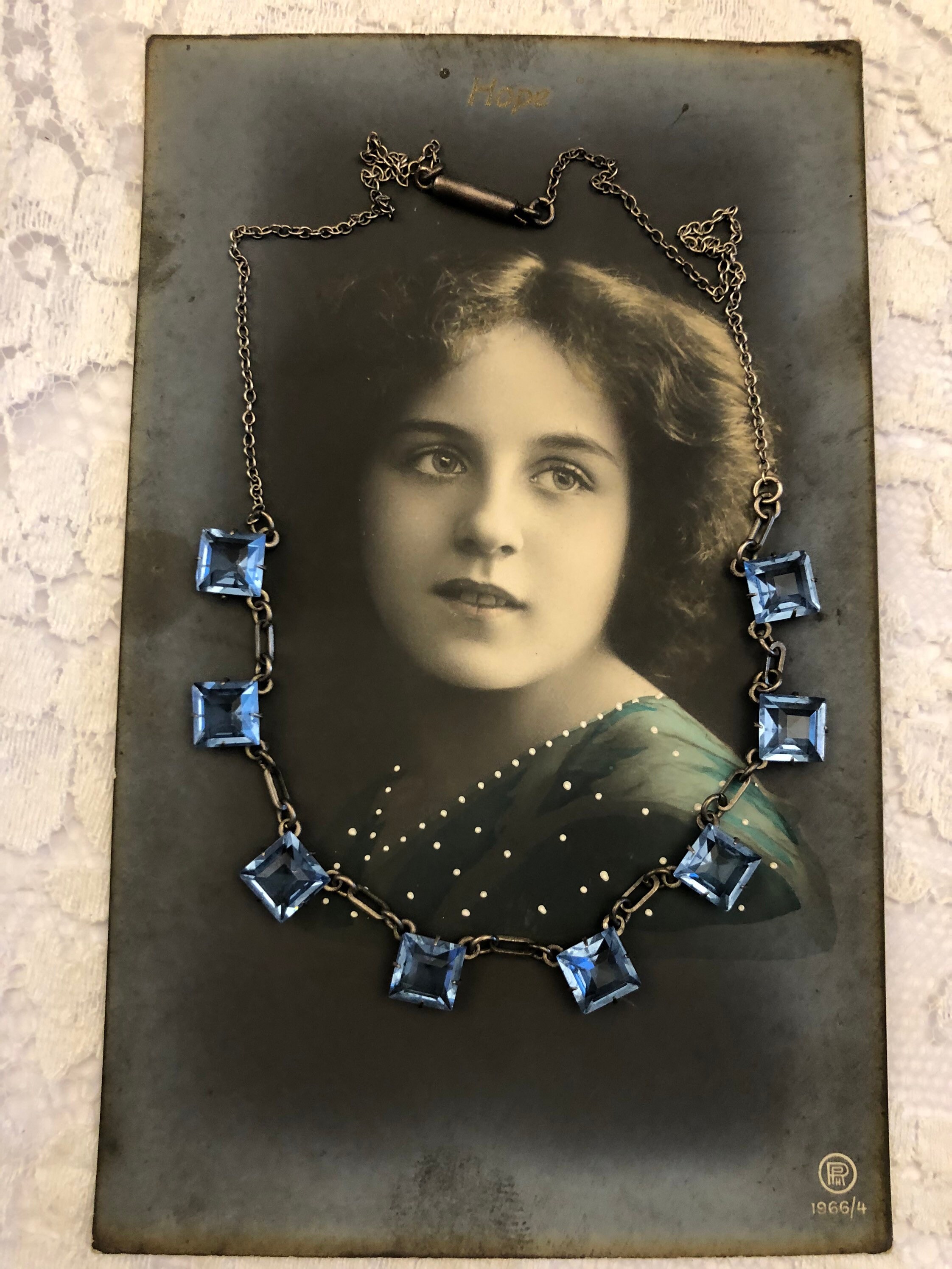 Art Deco Necklace Square Geometric Art Deco Swarovski Etsy