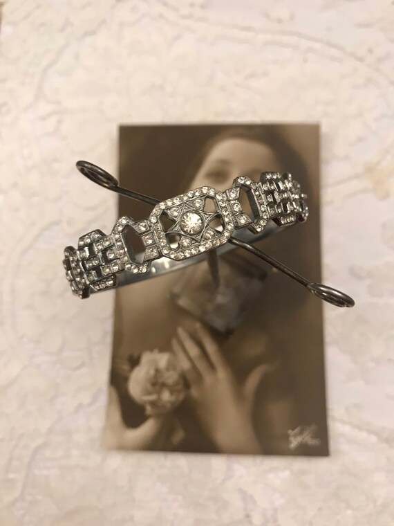 Pretty unusual Art Deco Diamond Paste, Paste Bang