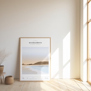 WHANGAMATA- Nieuw-Zeeland: landschapskunstdruk